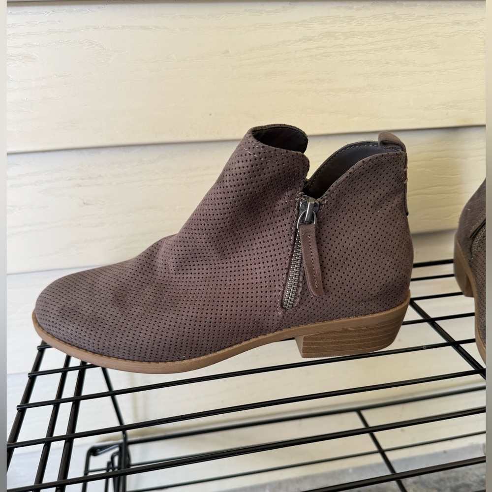 Brown Booties- Short Heel